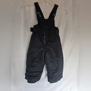 Cat & Jack Black Kids' Winter Overalls
